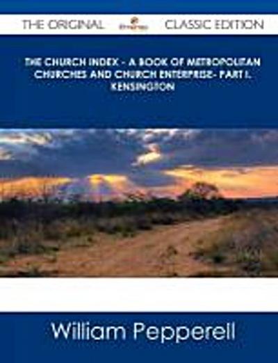 Pepperell, W: CHURCH INDEX - A BK OF METROPO