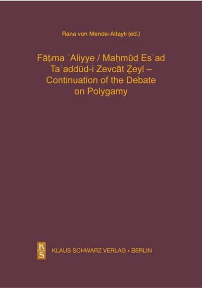 Ta’addüd-i Zevcat Zeyl - Continuation of the Debate on Polygamy.
