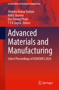 Advanced Materials and Manufacturing