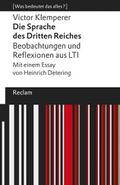 Die Sprache des Dritten Reiches. Beobachtungen und Reflexionen aus LTI