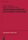 Wörterbuchkritik - Dictionary Criticism