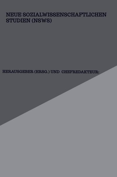 NEUE SOZIALWISSENSCHAFTLICHEN STUDIEN (NSWS)