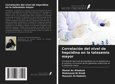 Correlación del nivel de hepcidina en la talasemia mayor