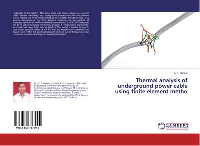Thermal analysis of underground power cable using finite element metho