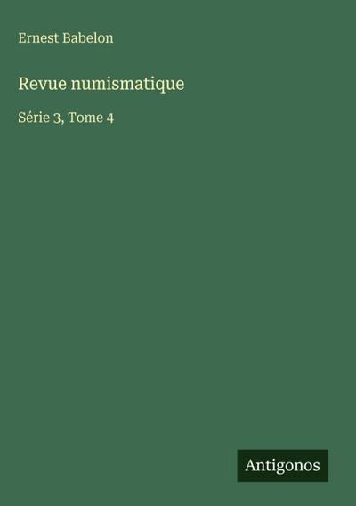Revue numismatique