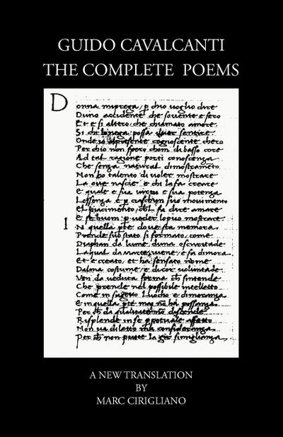 Guido Cavalcanti, the Complete Poems