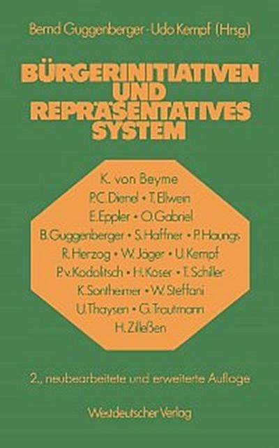 Bürgerinitiativen und repräsentatives System