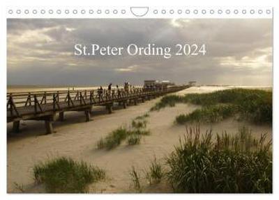 St. Peter Ording 2024 (Wandkalender 2024 DIN A4 quer), CALVENDO Monatskalender
