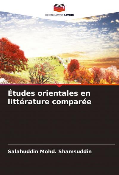 Études orientales en littérature comparée