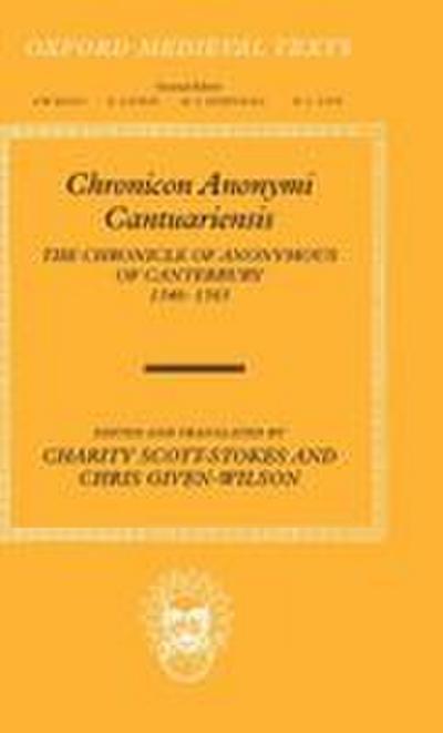 Chronicon Anonymi Cantvariensis