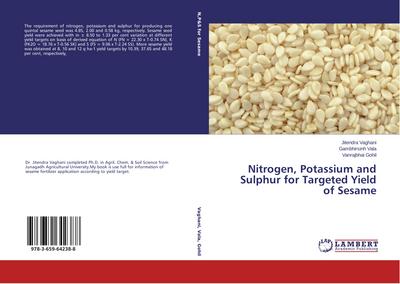 Nitrogen, Potassium and Sulphur for Targeted Yield of Sesame