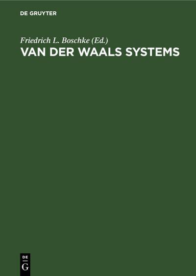 Van der Waals Systems