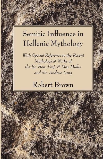 Semitic Influence in Hellenic Mythology