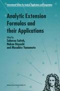 Analytic Extension Formulas and their Applications