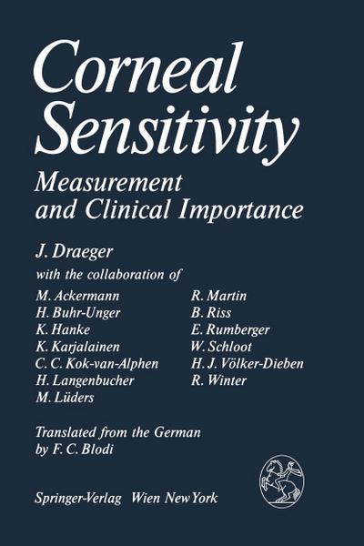 Corneal Sensitivity