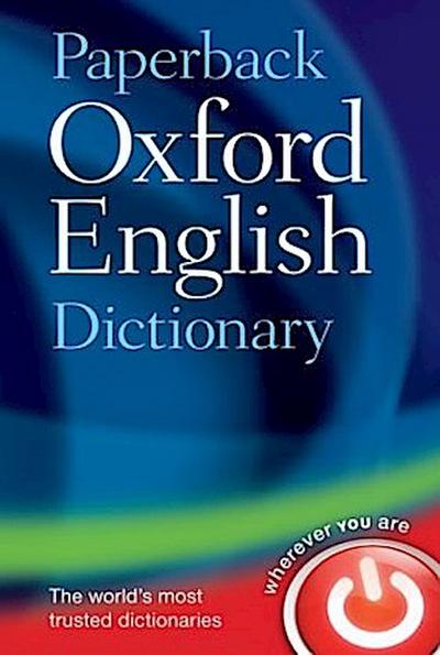 Paperback Oxford English Dictionary