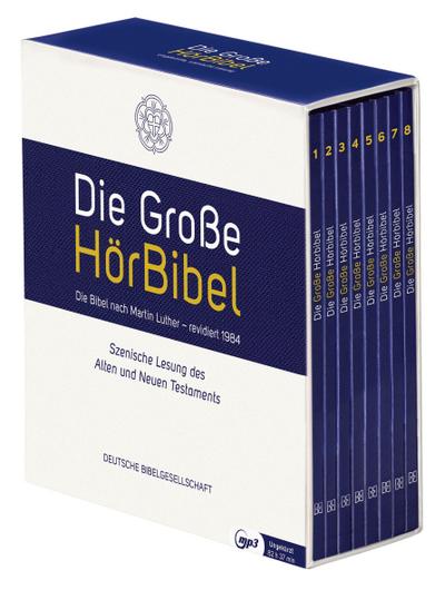 Die Große HörBibel. Ungekürzte, szenische Lesung. 8 MP3-CDs