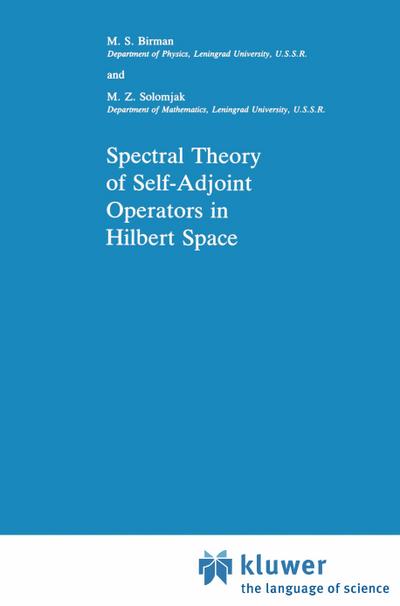 Spectral Theory of Self-Adjoint Operators in Hilbert Space