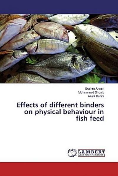 Effects of different binders on physical behaviour in fish feed