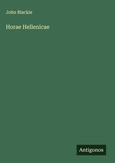 Horae Hellenicae