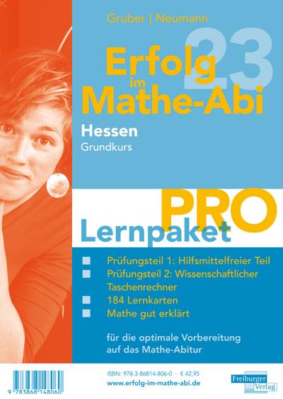 Erfolg im Mathe-Abi 2023 Hessen Lernpaket ’Pro’ Grundkurs, 4 Teile