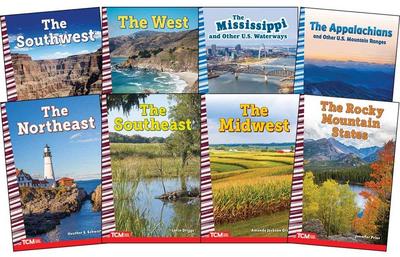 Explore the United States’ Regions from the Appalachians to the Rockies: Social Studies Readers 8-Book Set