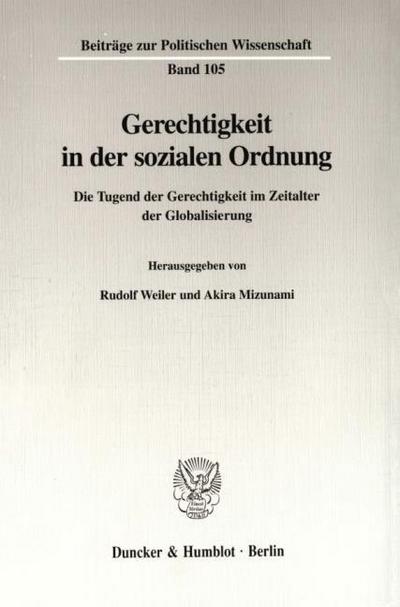 Gerechtigkeit in der sozialen Ordnung