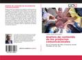 Análisis de contenido de los productos comunicacio