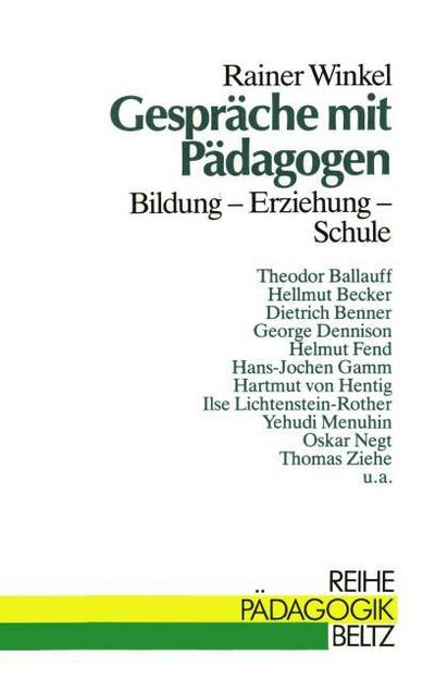 Gespräche mit Pädagogen