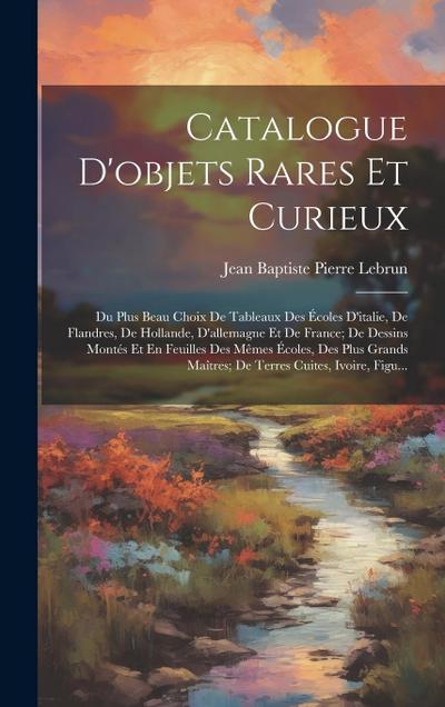 Catalogue D’objets Rares Et Curieux