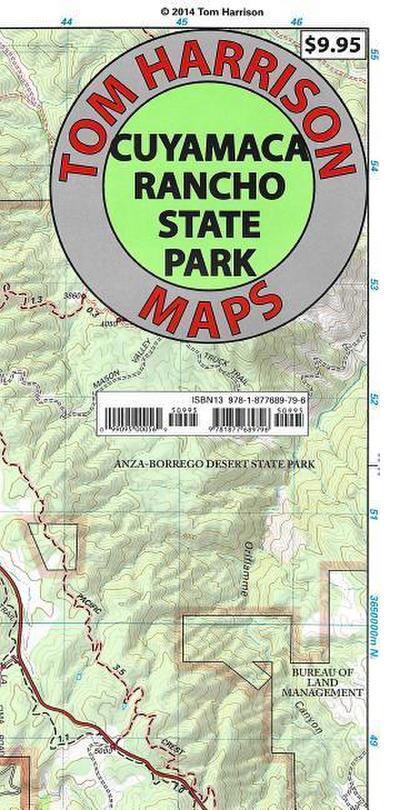 MAP-CUYAMACA RANCHO STATE PARK