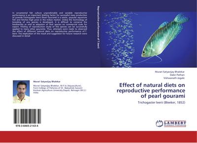 Effect of natural diets on reproductive performance of pearl gourami