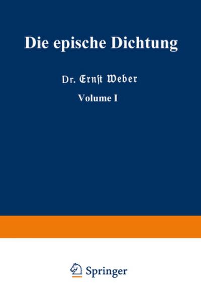 Die epische Dichtung