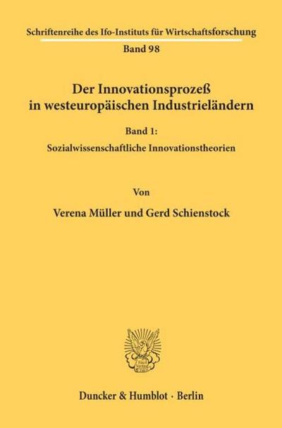 Der Innovationsprozeß in westeuropäischen Industrieländern.