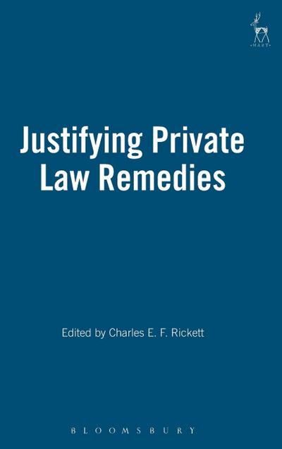 Justifying Private Law Remedies
