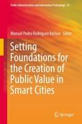 Setting Foundations for the Creation of Public Val