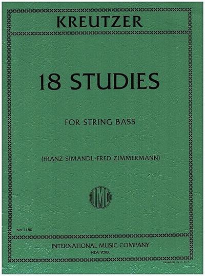 18 Studiesfor string bass