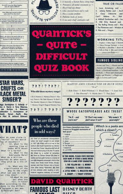 Quantick’s Quite Difficult Quiz Book