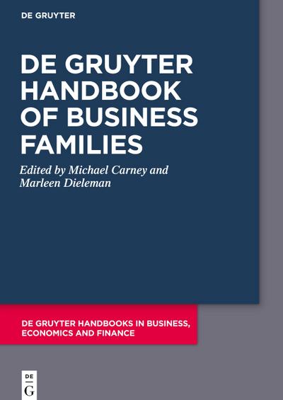 De Gruyter Handbook of Business Families