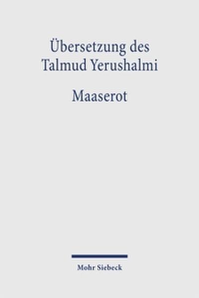 Übersetzung des Talmud Yerushalmi