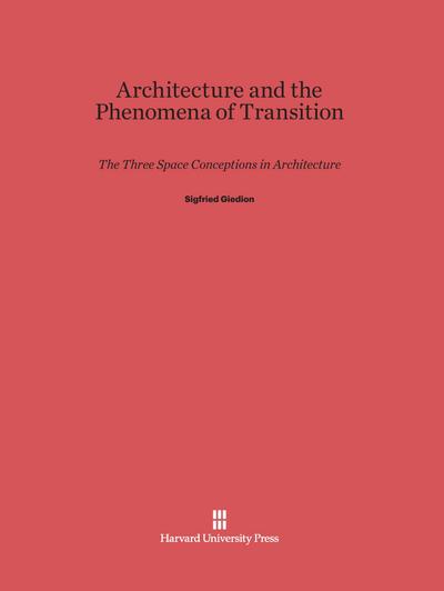 Architecture and the Phenomena of Transition