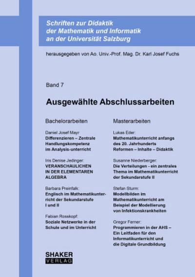 Ausgewählte Abschlussarbeiten