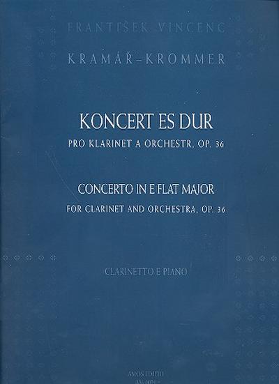 Concerto in E Flat Major op.36for clarinet and piano
