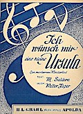 Ich wünsch mir eine kleine Ursula:Einzelausgabe Gesang und Klavier