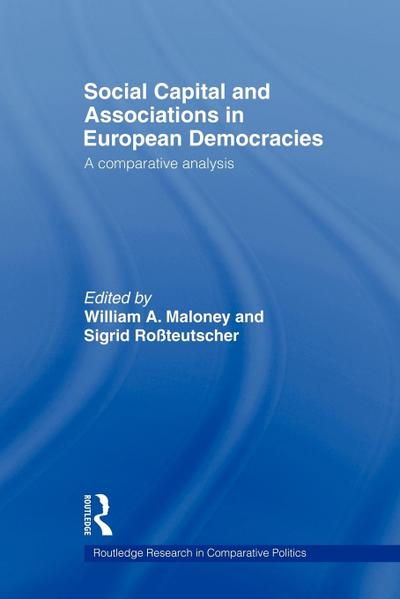 Social Capital and Associations in European Democracies