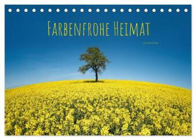 Farbenfrohe Heimat (Tischkalender 2026 DIN A5 quer), CALVENDO Monatskalender