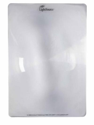 Lesekomfort Folienlupe | Ganze Seite | Fresnellupe | 26 x 18 cm