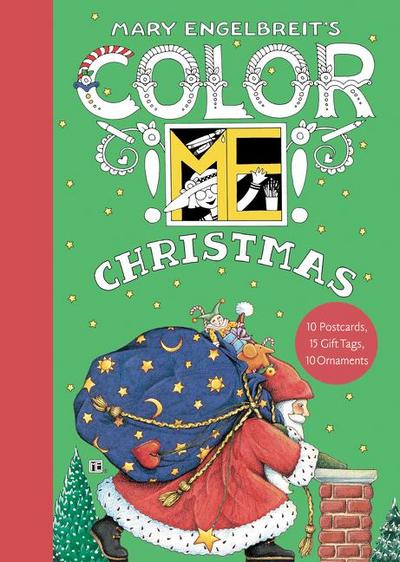 Mary Engelbreit’s Color Me Christmas Book of Postcards