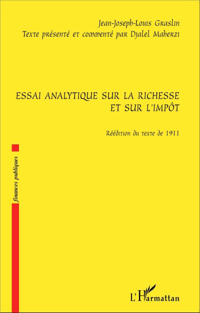 Essai analytique sur la richesse et sur l’impôt