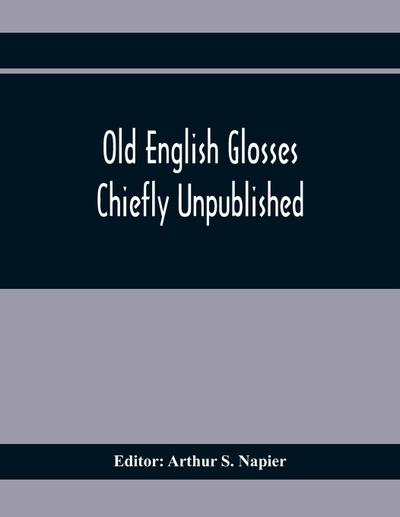 Old English Glosses